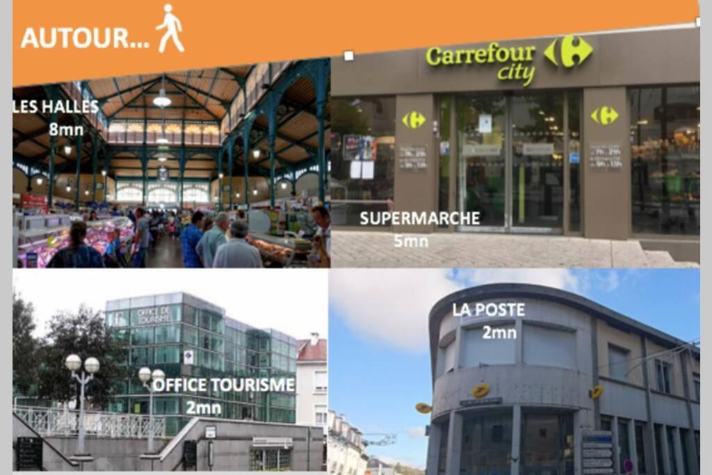 Le Laventin - 52M2 - Boulevard De La Grotte - Hyper Centre ลูร์ด ภายนอก รูปภาพ